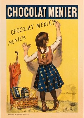 1800s Chocolate Poster