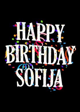 Happy Birthday Sofija