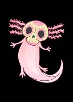 Dia de los Muertos Axolotl