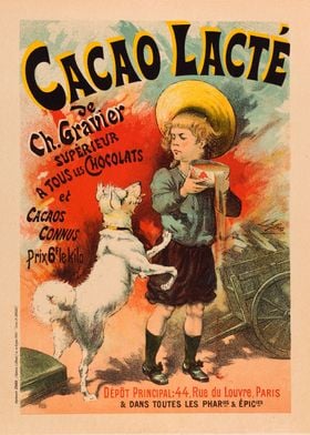French Poster for Cacao
