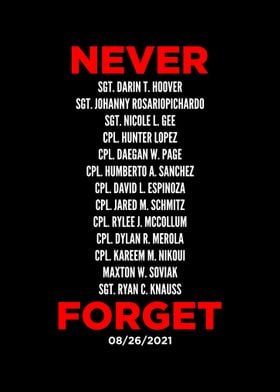 Never Forget 13 Soldiers