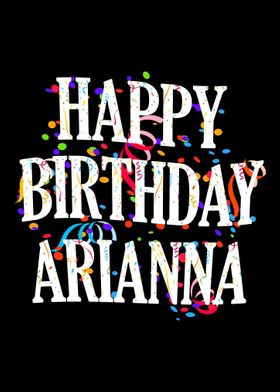 Happy Birthday Arianna