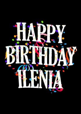 Happy Birthday Ilenia