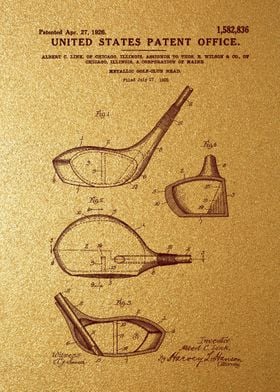 7 Golf Club Head Patent