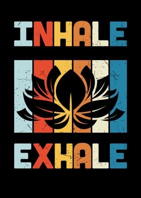 Yoga Inhale Exhale WallArt