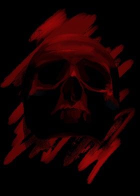 Skull in Red