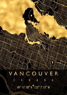 VANCOUVER MAP CANADA