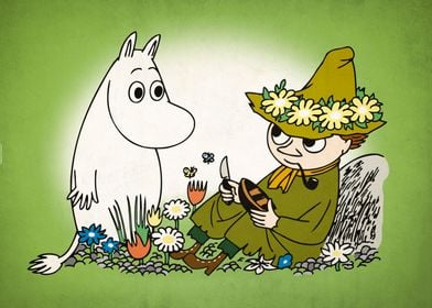 Snufkin' Poster by Moomin Classic | Displate