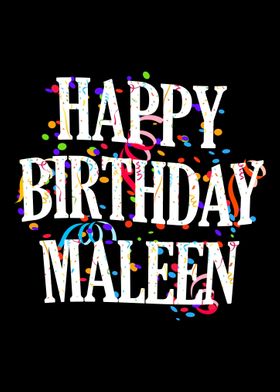 Happy Birthday Maleen