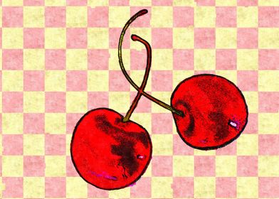 Two Red Cherries 
