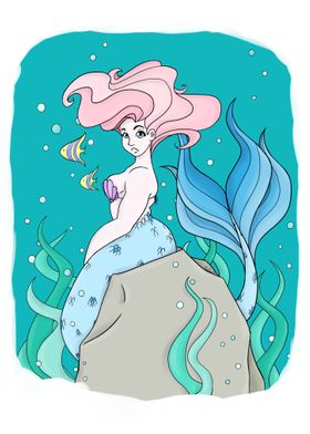 Cotton Candy Mermaid