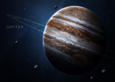 Saturn planet poster