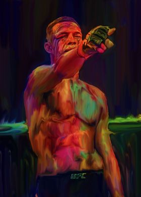 Nate Diaz Abstract