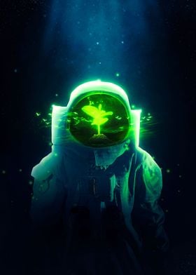 Space Life Poster