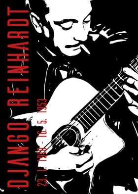 django reinhardt poster