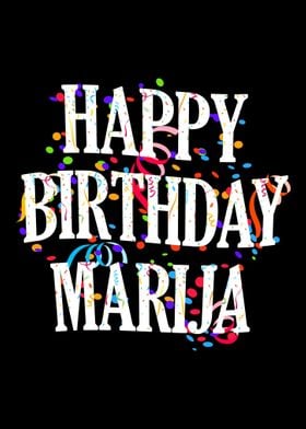 Happy Birthday Marija