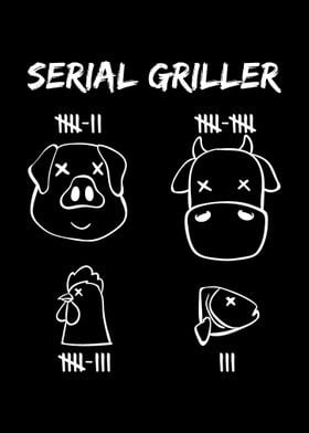 Serial Griller BBQ Lover