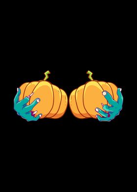 Pumpkin Zombie Hands