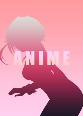 Anime Black Pink Art Two