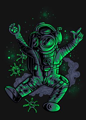 virusresistant astronaut