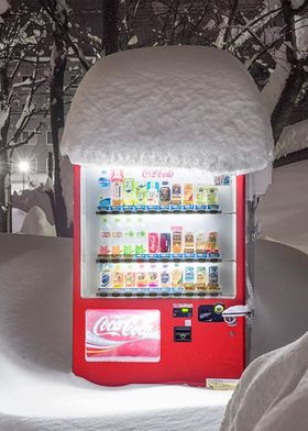 Japon distributeur neige