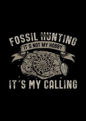 Fossil Hunting Saying Gift