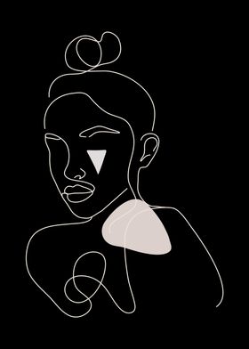 Minimal Line Woman