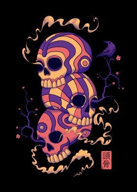 Colorful Skulls