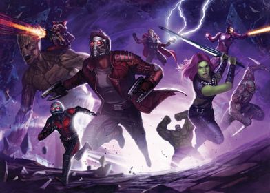 Marvel: Future Fight: Star-Lord Gamora 