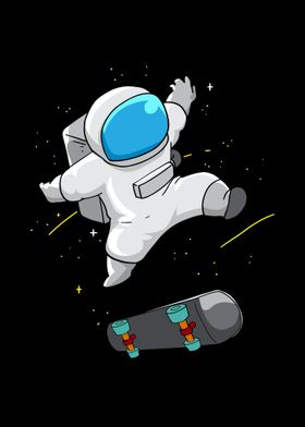 Astronaut Skateboard