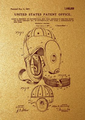 13 Football Helmet Patent