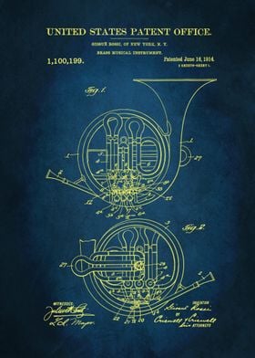 19 French Horn Patent