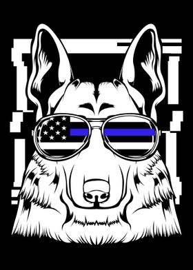 Police Dog German Shepherd