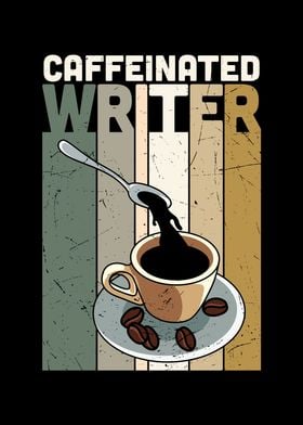 Writers Coffee Lovers Art