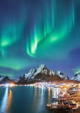 Nordic Lights starry sky