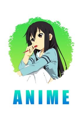 Anime Girl Art In White