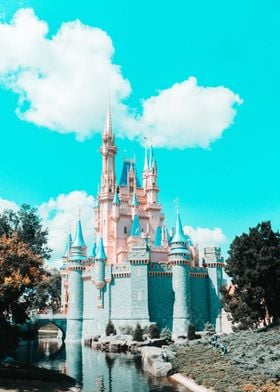 Blue Sky and Dreamy Castle