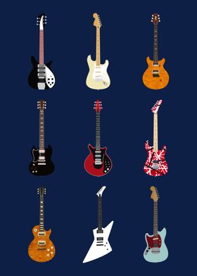 Guitars Of The History Of 