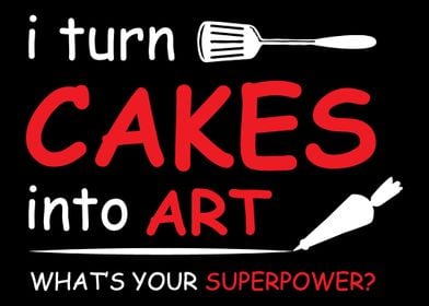 Cake Art Superpower Cake D