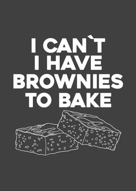 Baking Brownies Cake Gift