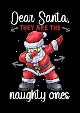 Dabbing Santa Christmas