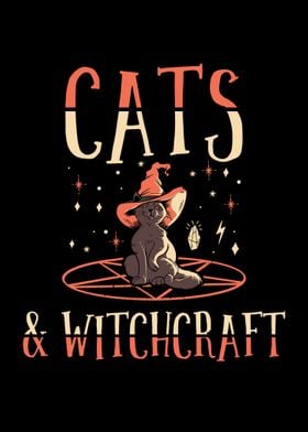 Cats Witchcraft Witch Gift