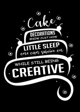 Sleep Creative Pastry Chef