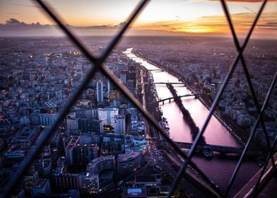 Paris view from top