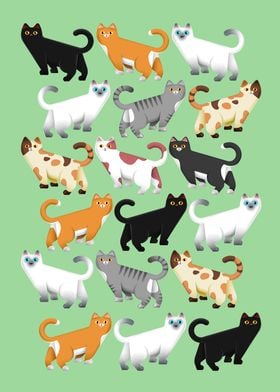 Cats pattern