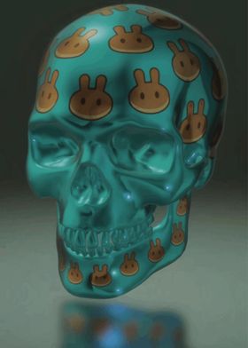 Pancakeswap Skull artwork