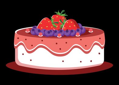 Cake Berries Cake Decorato