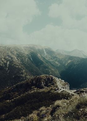 Sunny day on a hike