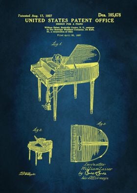 32 Wurlitzer Piano Patent