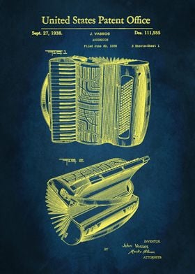 26 Accordion Patent 1938